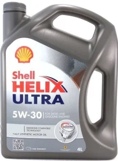 Масло моторное Shell Helix Ultra 5W-30 (4 л) SHELL 550040623
