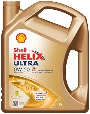 5л Helix Ultra SP 0W-20 масло (API SP, асеа C5) SHELL 550063071 (фото 1)
