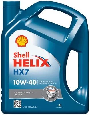 Олива моторна Helix HX7 SAE 10W-40 (Каністра 4л) SHELL 550070333 (фото 1)