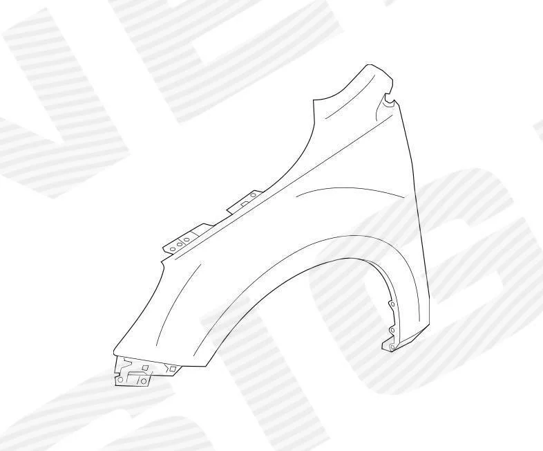 Крило SUBARU LEGACY Signeda PSB10041AR (фото 1)