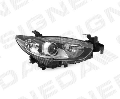 Фара передняя MAZDA 6 (GJ), 11.12 - 12.14 Signeda ZMZ1163R