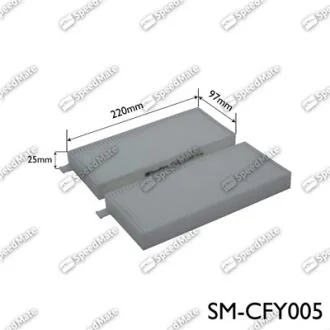Фільтр салону (вир-во SPEEDMATE, Korea) SK SPEEDMATE SM-CFY005