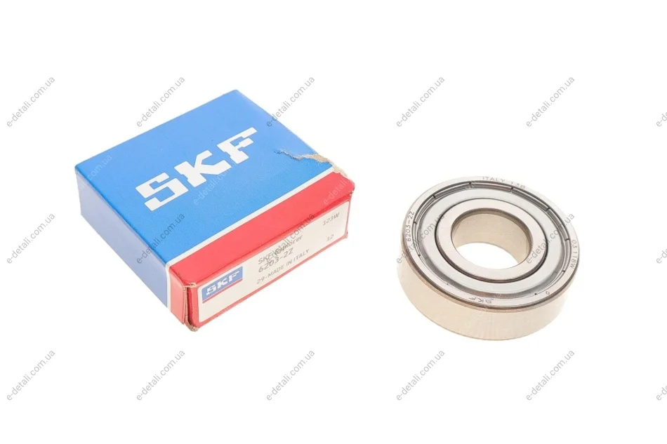 Подшипник (17x40x12) SKF 6203-2Z (фото 1)