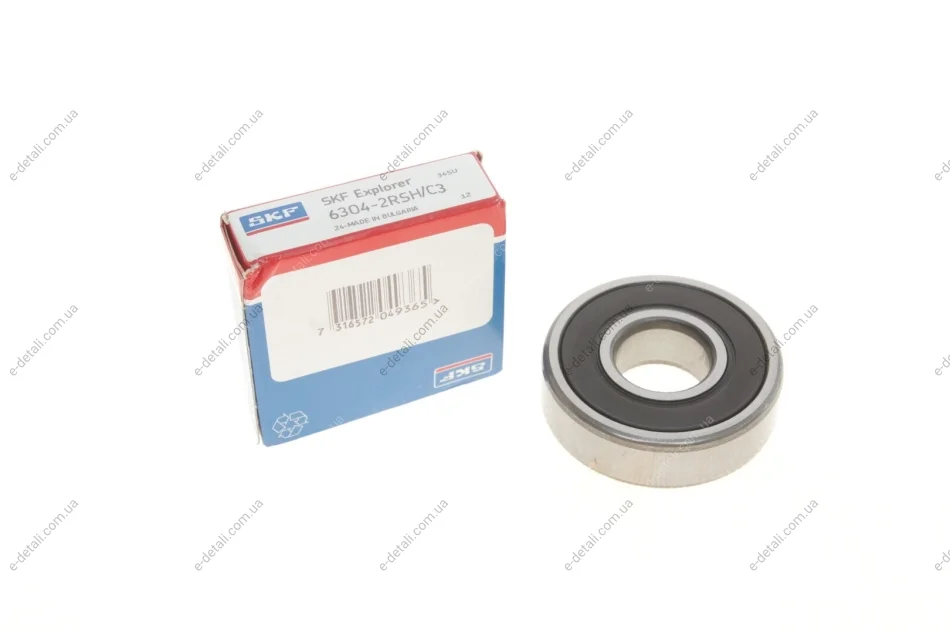 Подшипник (20x52x15) SKF 6304-2RSH/C3 (фото 1)