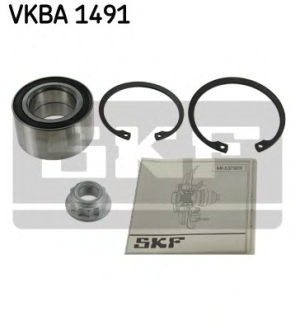 Підшипник колеса,комплект SKF VKBA 1491