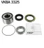 Підшипник маточини (задньої) Fiat Fullback 16-/Mitsubishi Pajero 90- (к-кт) SKF VKBA 3325 (фото 2)