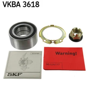 Подшипник ступицы (передней) Renault Trafic/Opel Vivaro 01- (45x86x39) (+ABS) (к-кт) SKF VKBA 3618