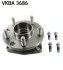 Підшипник колеса,комплект SKF VKBA3686 (фото 1)
