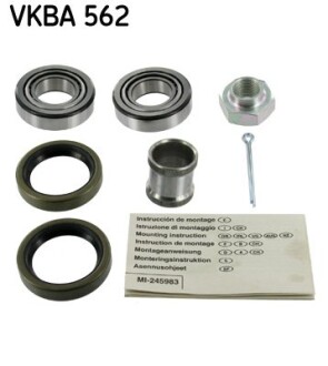 Підшипник колеса,комплект SKF VKBA562