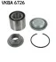 Подшипник ступицы (задней) Citroen C3/C4/Peugeot 208 1.0-1.6D 09- (25x52x42) SKF VKBA 6726 (фото 1)