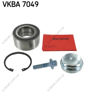 Подшипник ступицы (передней) MB A-class (W169)/B-class (W245) 04-12 SKF VKBA7049 (фото 1)