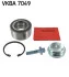 Подшипник ступицы (передней) MB A-class (W169)/B-class (W245) 04-12 SKF VKBA7049 (фото 1)