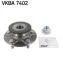 Ступиця NISSAN Primera(P12) "1,6-2,2 "02-07 SKF VKBA7402 (фото 1)