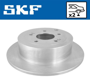 HYUNDAI гальмівний диск задній Santa Fe 06- SKF VKBD 91064 S2
