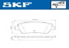 Колодки тормозные дисковые (комплект 4 шт.)) SKF VKBP 80003 (фото 2)