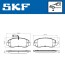 Колодки гальмівні дискові (комплект 4 шт) SKF VKBP 80011 E (фото 8)