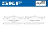 Колодки гальмівні дискові (комплект 4 шт) SKF VKBP 80020 (фото 4)