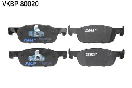 Колодки гальмівні дискові (комплект 4 шт) SKF VKBP 80020
