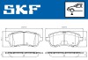 Комплект гальмівних колодок, дискове гальмо SKF VKBP 80031 (фото 6)