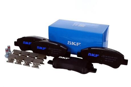 Колодки тормозные дисковые (комплект 4 шт.)) SKF VKBP 80040