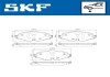 Комплект тормозных колодок, дисковый тормоз SKF VKBP 80104 (фото 2)