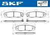 Комплект тормозных колодок, дисковый тормоз SKF VKBP 80106 A (фото 2)