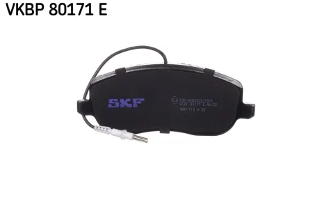 FIAT гальмівні колодки передн.Scudo,Citroen Jumpy,Peugeot Expert 99- SKF VKBP 80171 E