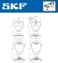 VW гальмівні колодки передні (датчик) Audi A8 2.5TDI/3.7 -02 SKF VKBP 81063 E (фото 2)