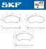 CHRYSLER К-т гальмівних колодок передн.Voyager 00- SKF VKBP 81078 A (фото 2)