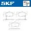 Комплект гальмівних колодок, дискове гальмо SKF VKBP 90100 A (фото 2)