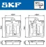 DB гальмівні колодки дискові W203 C-klasa 00- задн. SKF VKBP 90199 (фото 2)