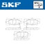 Колодки гальмівні дискові (комплект 4 шт) SKF VKBP 90204 A (фото 2)