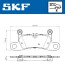 Комплект тормозных колодок, дисковый тормоз SKF VKBP 90297 (фото 2)