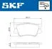 Комплект гальмівних колодок, дискове гальмо SKF VKBP 90307 (фото 2)