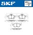 FORD гальмівні колодки задн.Mondeo 14- SKF VKBP 90371 A (фото 6)