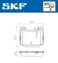 DB гальмівні колодки задн.(без датчик.) W163 (ML-klasse) SKF VKBP 90482 (фото 2)