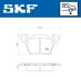 DB колодки гальм. задн. Vito 99- SKF VKBP 90568 (фото 2)