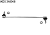 MITSUBISHI тяга стабілізатора передн. 325mm Colt 04-,Smart Fortwo -07, Roadster. SKF VKDS 348048 (фото 1)