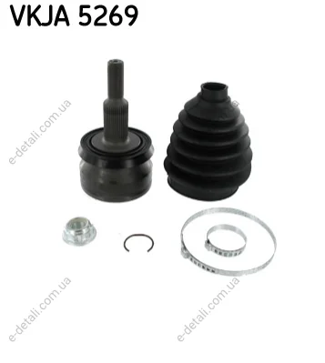Шрус (наружный) VW T5 1.9/2.0TDI 03- (27/38z) SKF VKJA 5269 (фото 1)