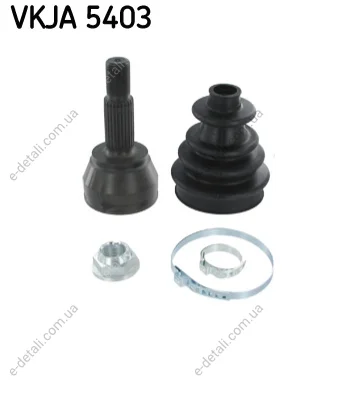 ШРКШ (зовнішній) Ford Fiesta V 01-08/Fusion 02-12 (25x22) SKF VKJA 5403 (фото 1)