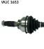 Полуось (передняя) Renault Trafic 1.9/2.0 dCi 01- (R) (27x39x350/1016.5) SKF VKJC 1653 (фото 1)
