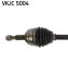 Полуось Dacia Duster 10-18 (R) (25x31x611) SKF VKJC 5004 (фото 1)