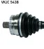 Приводной вал AUDI A4/ VW PASSAT B5 (выр-во) SKF VKJC 5438 (фото 1)