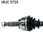 Піввісь (передня) Ford Transit Courier 1.0 EcoBoost (L) (25x23x616) SKF VKJC 5715 (фото 2)
