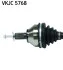 Піввісь (передня) Ford Focus/Volvo S40/V50 04-12 (L) (36x26x581) SKF VKJC 5768 (фото 1)