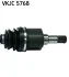 Піввісь (передня) Ford Focus/Volvo S40/V50 04-12 (L) (36x26x581) SKF VKJC 5768 (фото 3)