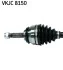 Полуось (передняя) Dacia Logan 1.4/1.6 04- (L) (L=679mm) SKF VKJC 8150 (фото 2)