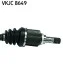 Полуось Renault Kangoo 1.5dCi 08- (L) (27x26x670) SKF VKJC 8649 (фото 2)