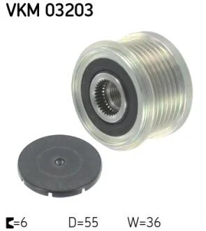 Шків генератора SKF VKM 03203