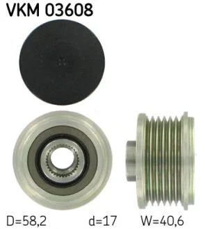 Механізм вільного ходу генератора SKF VKM 03608